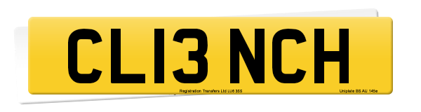 Registration number CL13 NCH
